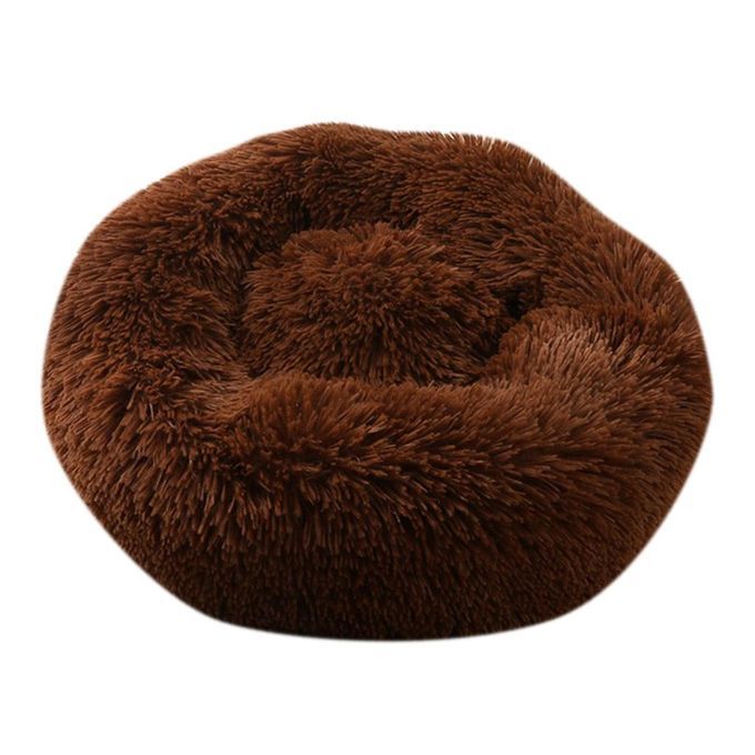 Pet Dog Sleeping Bed Indoor Pet Round Mat Winter Comfortable Coffee