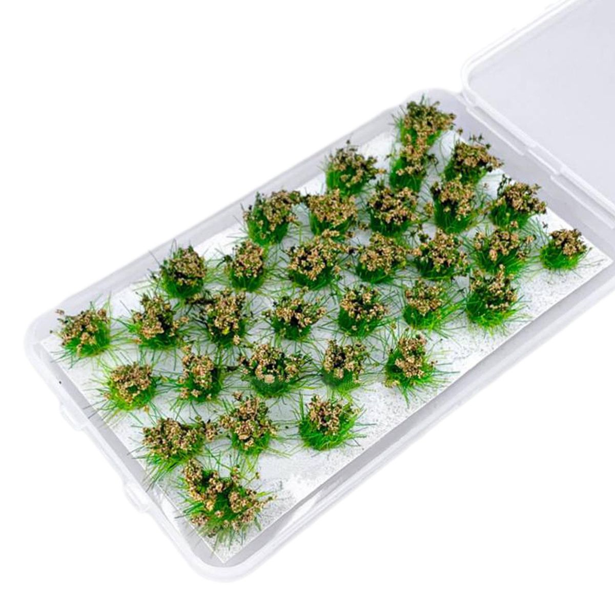 Cluster Grass Tufts Bushy Static Scenery Model 32 Strains Hay Green
