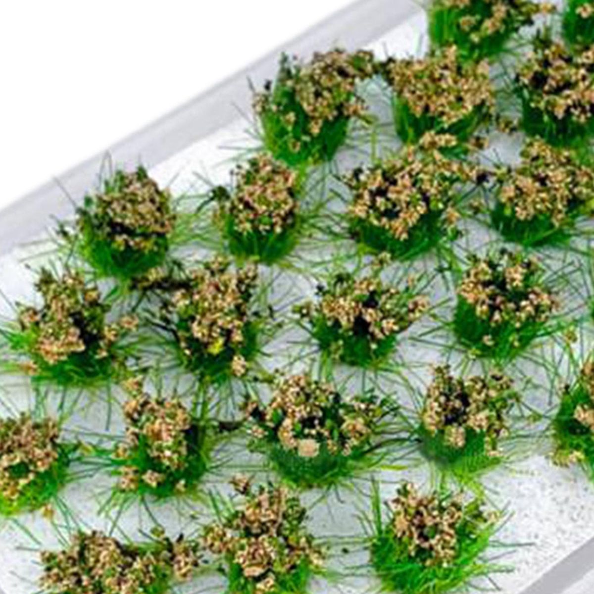 Cluster Grass Tufts Bushy Static Scenery Model 32 Strains Hay Green
