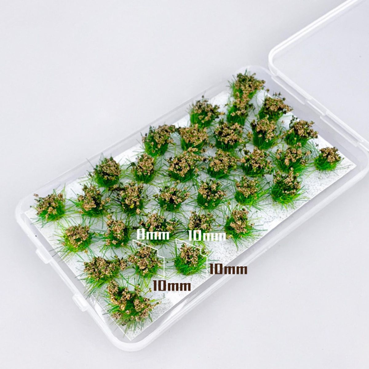 Cluster Grass Tufts Bushy Static Scenery Model 32 Strains Hay Green