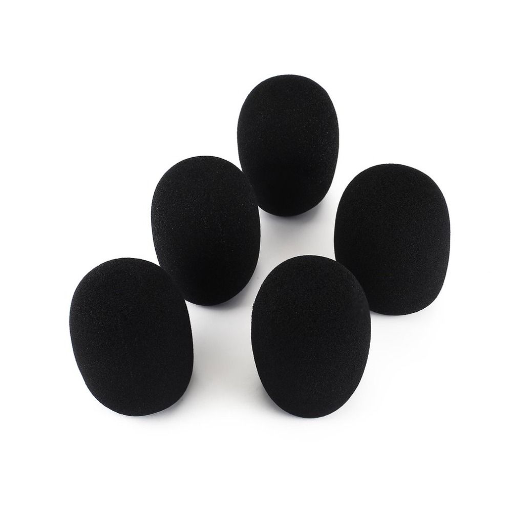 5pcs Microphone Replacement Foam Microphone Cover Mic