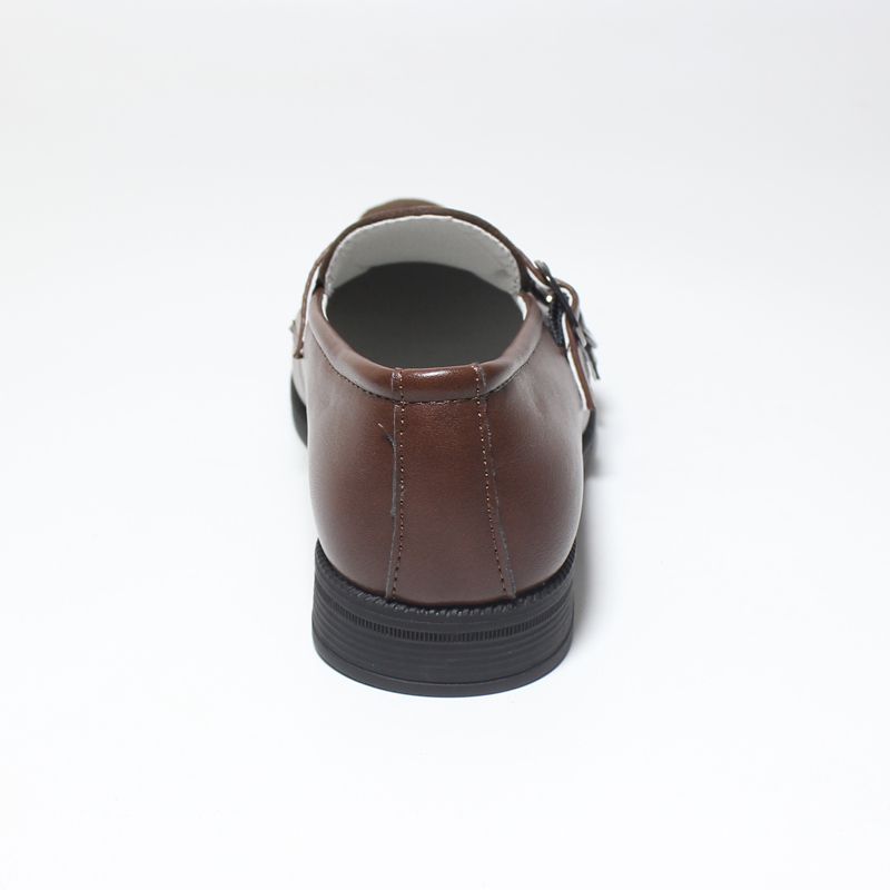 Boy Dress Shoes 2023 New Kids Formal Shoes-Brown