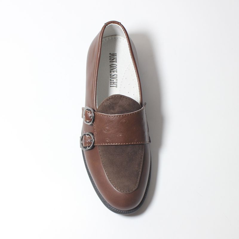 Boy Dress Shoes 2023 New Kids Formal Shoes-Brown