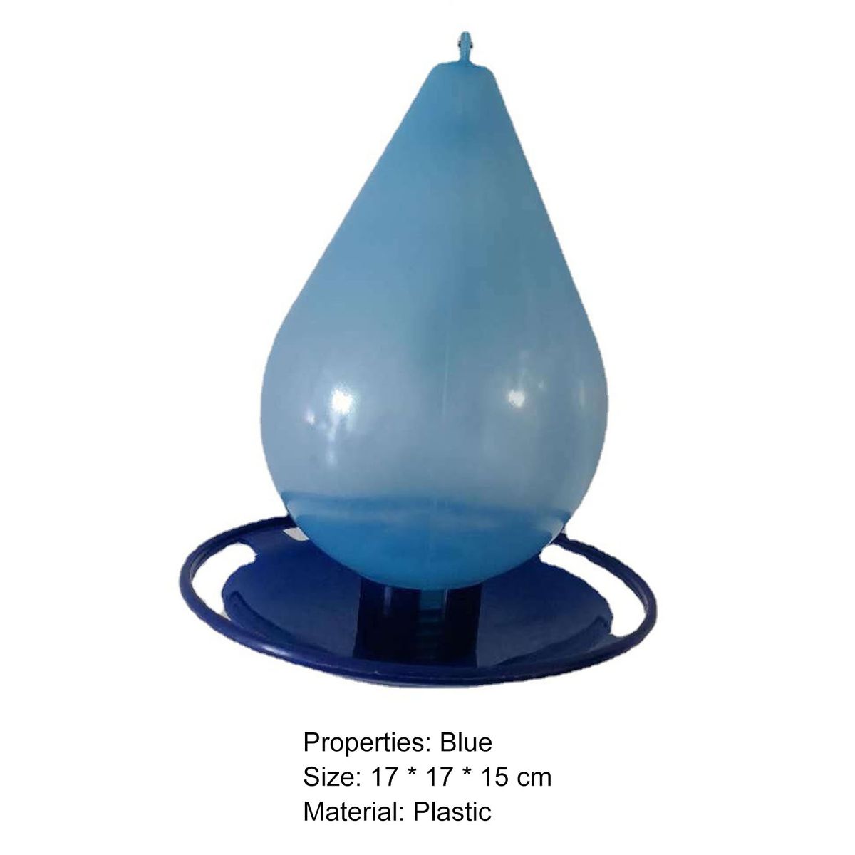 Bird Feeder Add Ambient Hanging Bird Food Container Blue