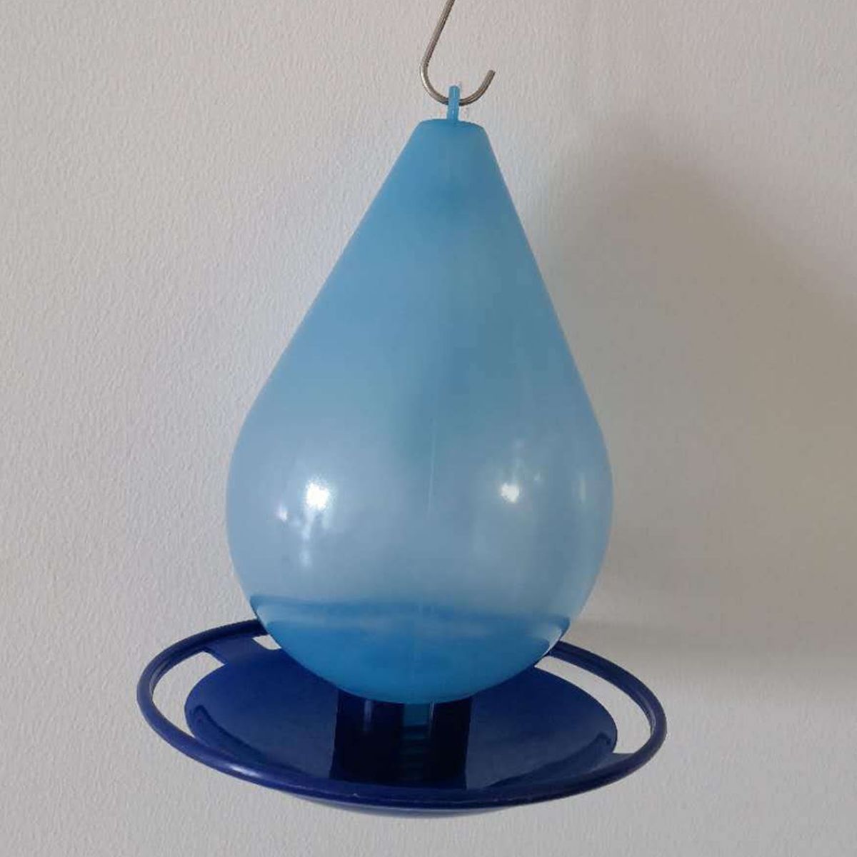 Bird Feeder Add Ambient Hanging Bird Food Container Blue