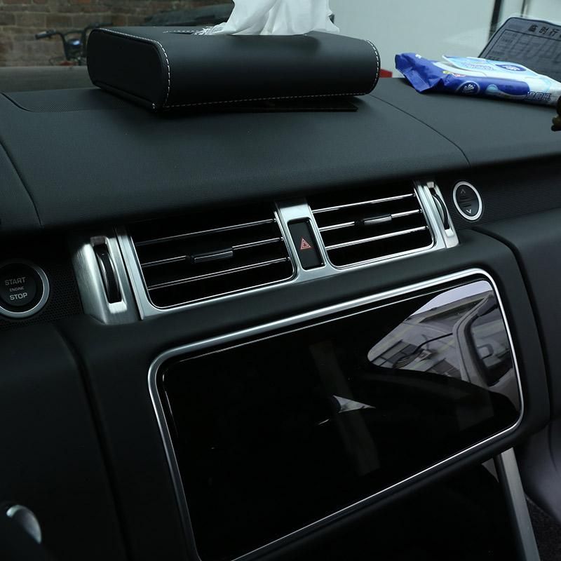 For Land Rover Range Rover Vogue L405 2018- Car Refit Central Control Air Conditioning Vent Frame Sticker Car Accessories