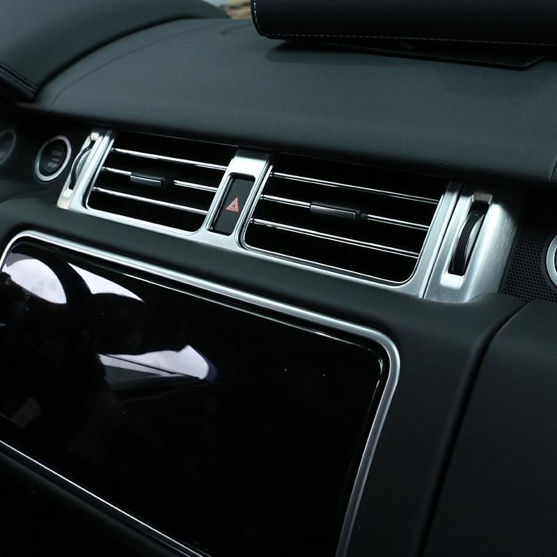 For Land Rover Range Rover Vogue L405 2018- Car Refit Central Control Air Conditioning Vent Frame Sticker Car Accessories