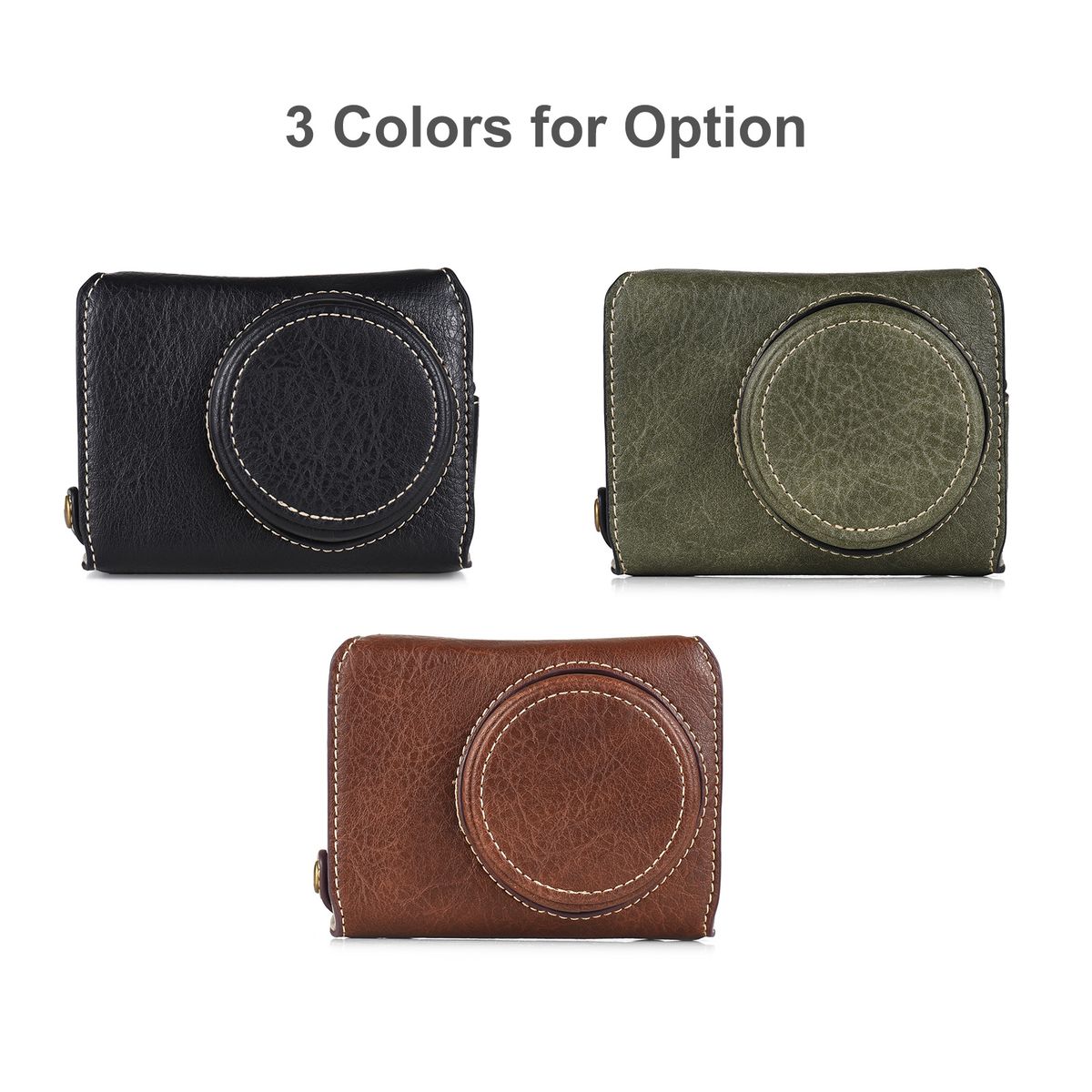 Portable Camera Case Synthetic Leather Camera Carry Bag