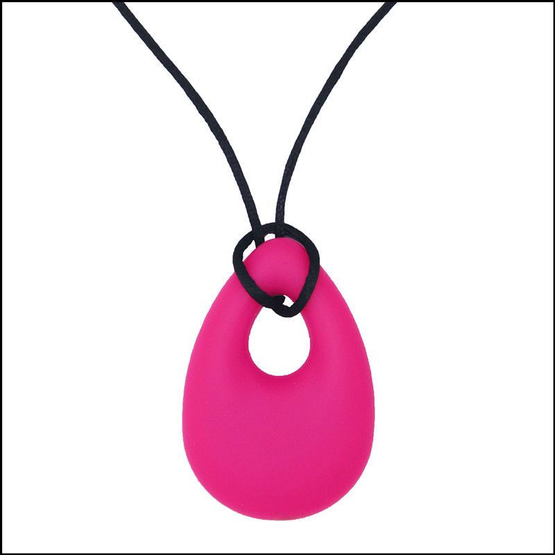Kids Baby Chewy Necklace Anti Autism ADHD Biting Sensory