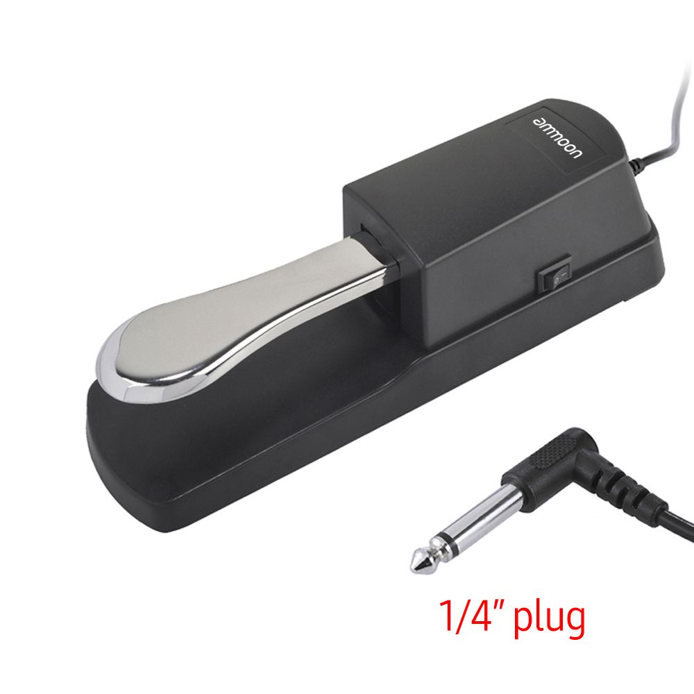 Universal Sustain Pedal For Digital Piano Electronic Keyboard Sustain Foot Pedal With Polarity Switch