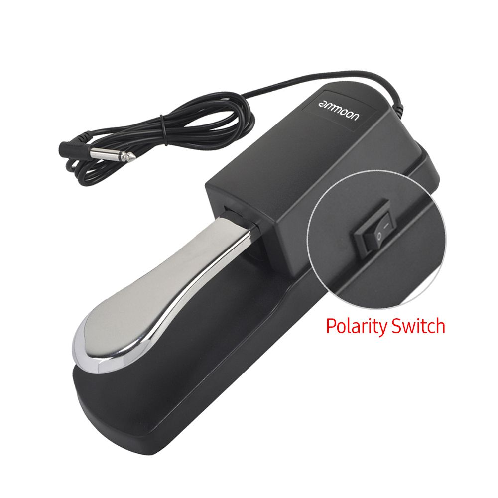 Universal Sustain Pedal For Digital Piano Electronic Keyboard Sustain Foot Pedal With Polarity Switch