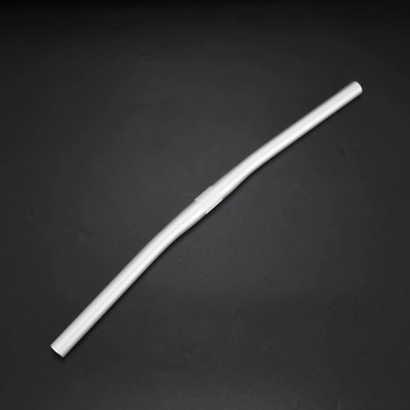 Alloy Fixed Gear Bicycle Cycling Straight Fixie Bike Straight Bar Handlebar Color:Silver