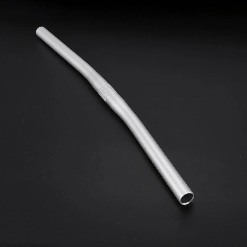 Alloy Fixed Gear Bicycle Cycling Straight Fixie Bike Straight Bar Handlebar Color:Silver