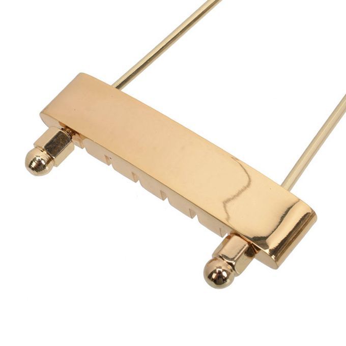 Hollow Semi-hollow Jazz Guitar Tailpiece Birdge For Guitar Golden