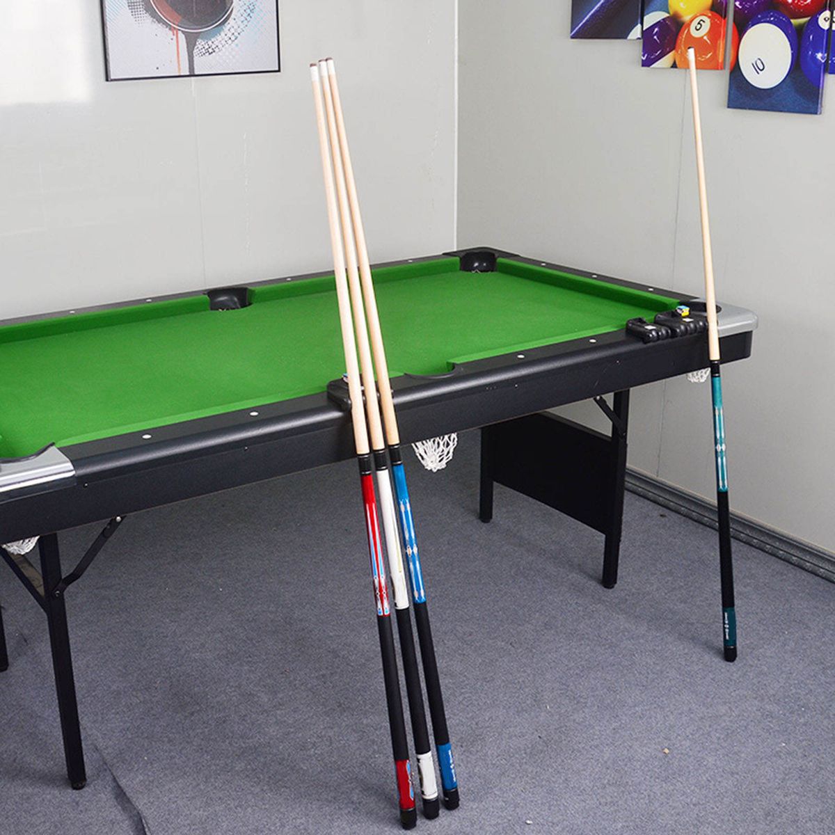 Portable Pool/Billiard  Stick Holder/Rack/Rest Snooker  2 Place