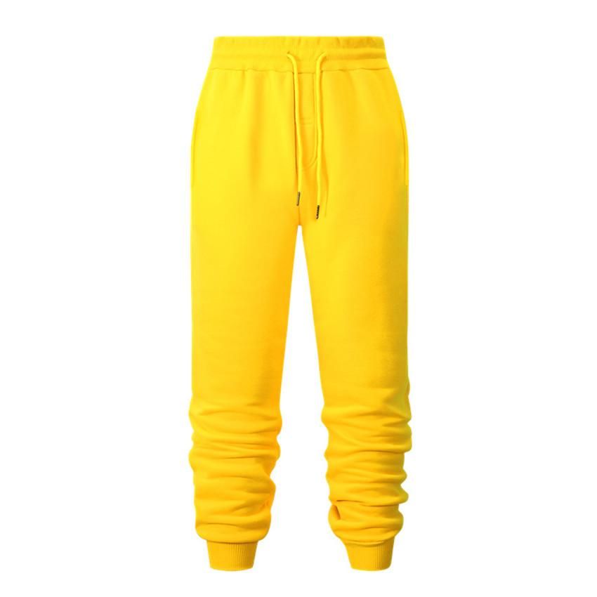 Elastic Branding Pants for Mens Checkout Pants Jogging Solid Color
