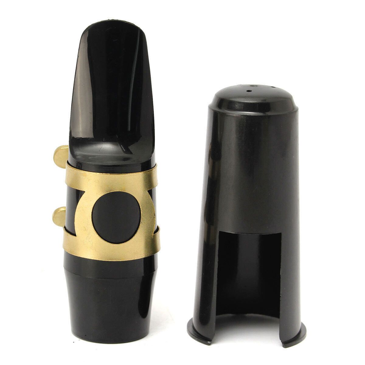 2 Alto Sax Saxophone Mouthpiece With Cap Buckle Reed Pads Cushions Golden Clip Alto Saxophone Head