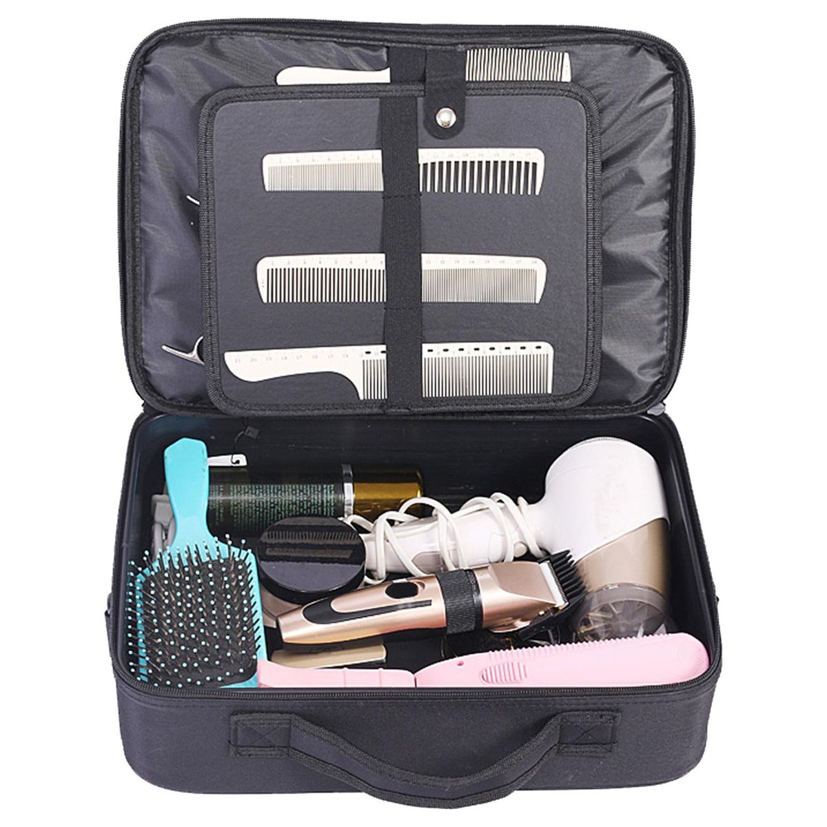 Barber Storage Bag Hair Stylist Box For Makeup S 26x22x9cm