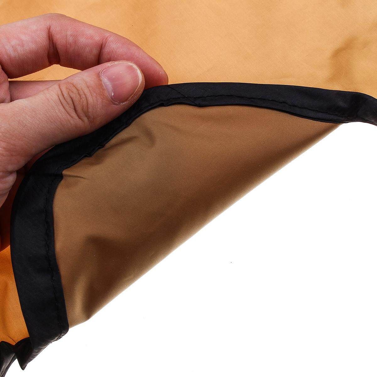 Beige Outdoor Folding Arm Awning Sunshade Cover Cloth Retractable Balcony Canopy-3*2.5m Not Specified