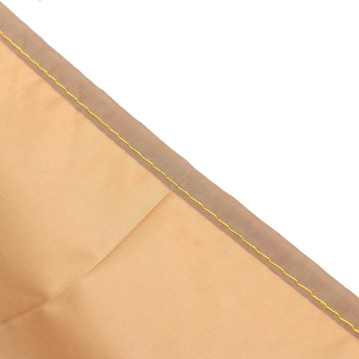 Beige Outdoor Folding Arm Awning Sunshade Cover Cloth Retractable Balcony Canopy-3*2.5m Not Specified