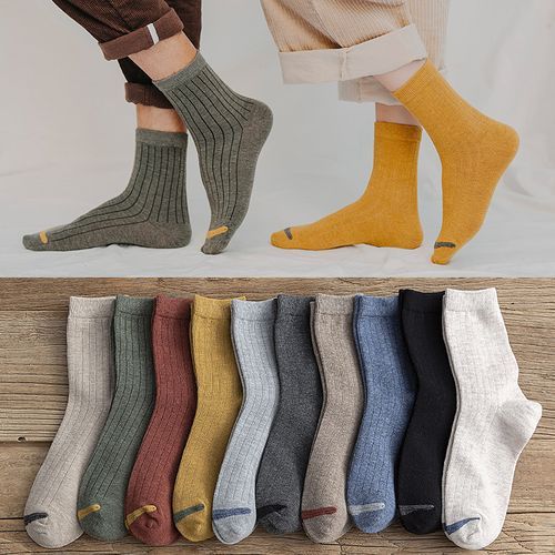 5 Pairs In 1 Quality Cotton Long Socks