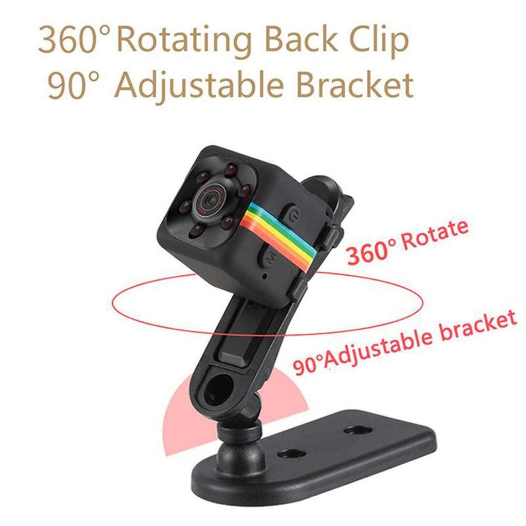 Mini Hidden DV  Camera HD Mini  Cam IR   W/ Back Clip Black