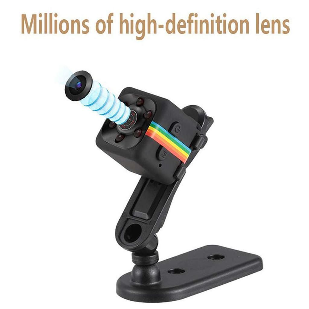 Mini Hidden DV  Camera HD Mini  Cam IR   W/ Back Clip Black