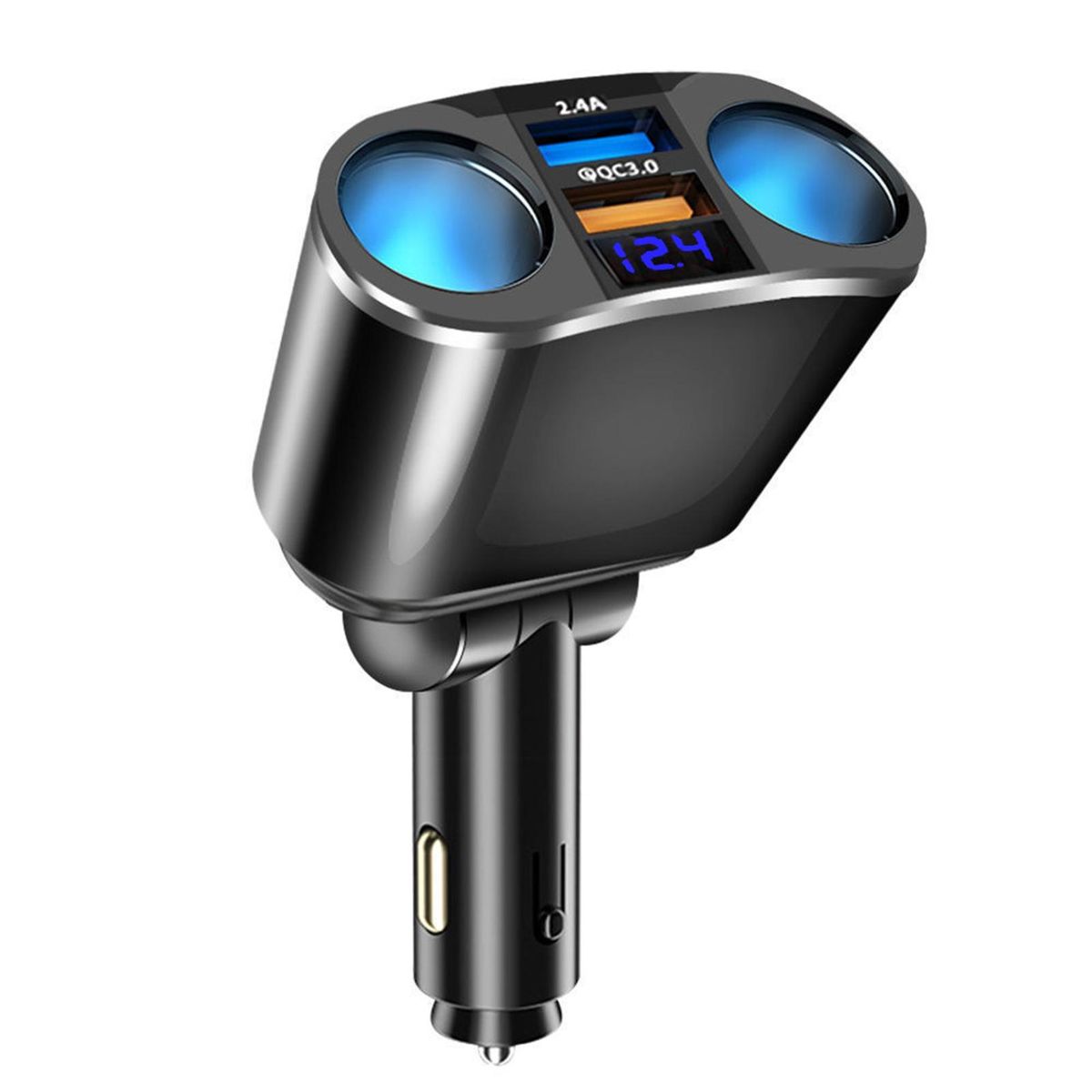 Charger Socket Portable Ignition Socket Black