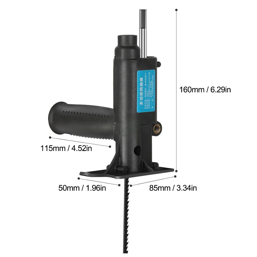 Electric Drill Modified To Electric Saws Accessory Electric