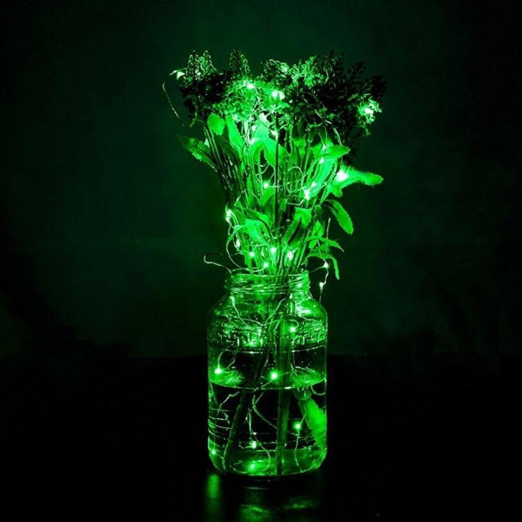 5m 50 LEDs Silver Blue Light Wire String Light Fairy Lamp