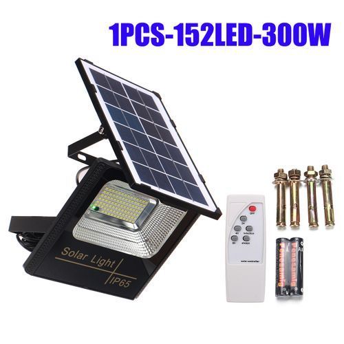 300W Solar Light LED Street Flood Lamp Garden Spotlight 1PCS
