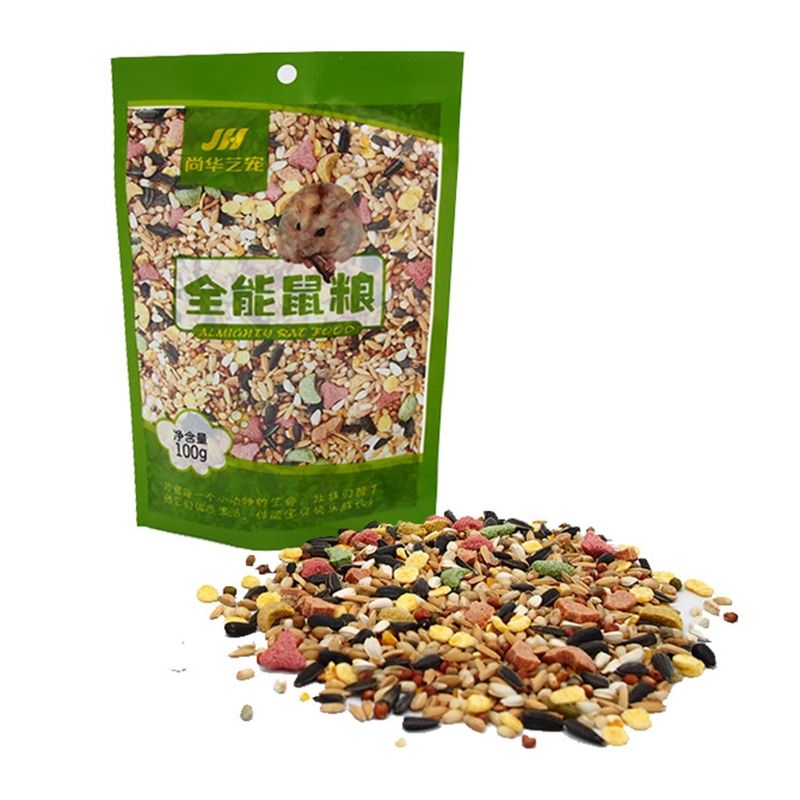 Hamster Feed Natural Seed Mixture Soybeans Wheat Millet