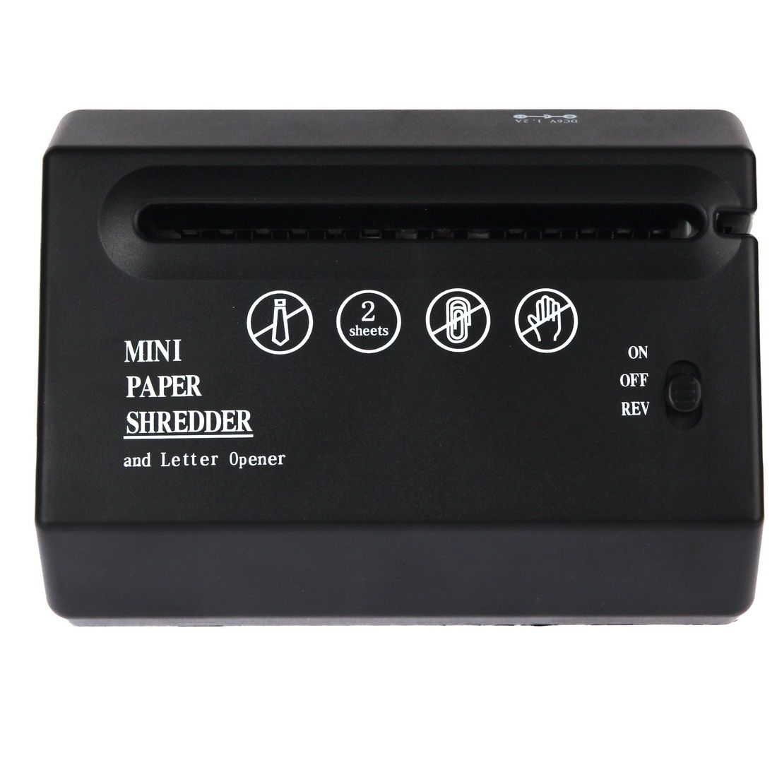 Mini USB Paper Shredder With Letter Opener