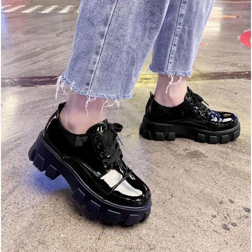 Shoes Charol Shoes With Woman Platform