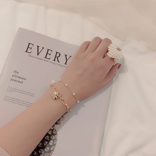 2 IN 1 Ladies  Bracelets- Gold