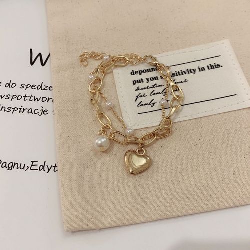 2 IN 1 Ladies  Bracelets- Gold