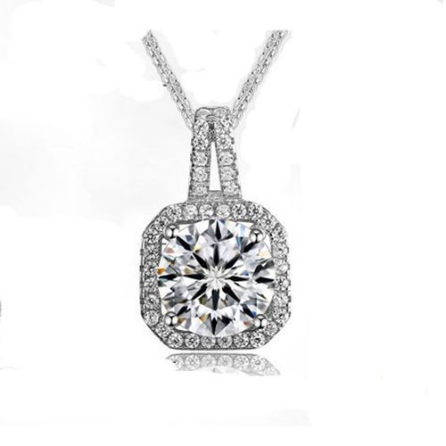 Women Silver Pendant  Necklace