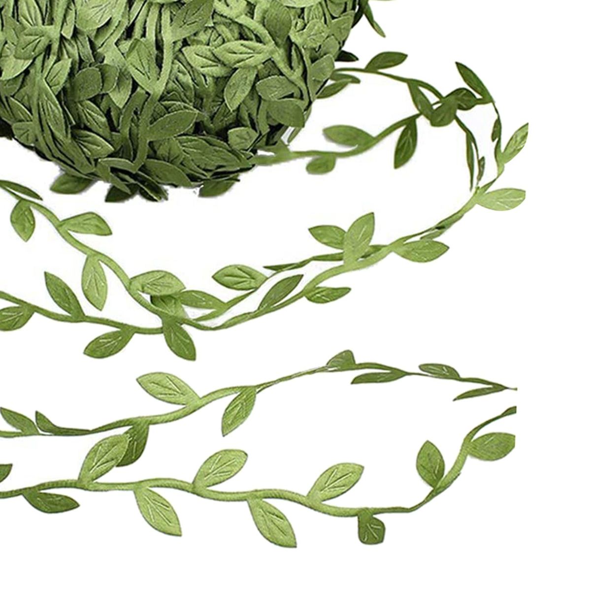 44Yards Artificial Vines Fake Hanging Plants Leaves Ribbon