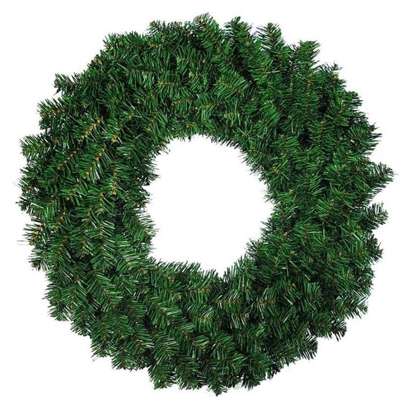 Garland Christmas 1 Pcs Green Artificial Pine Wreath For Front Door Window Fireplace Decoration Green