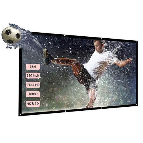 120-inch 16:9 Projector Screen Portable HD Projection