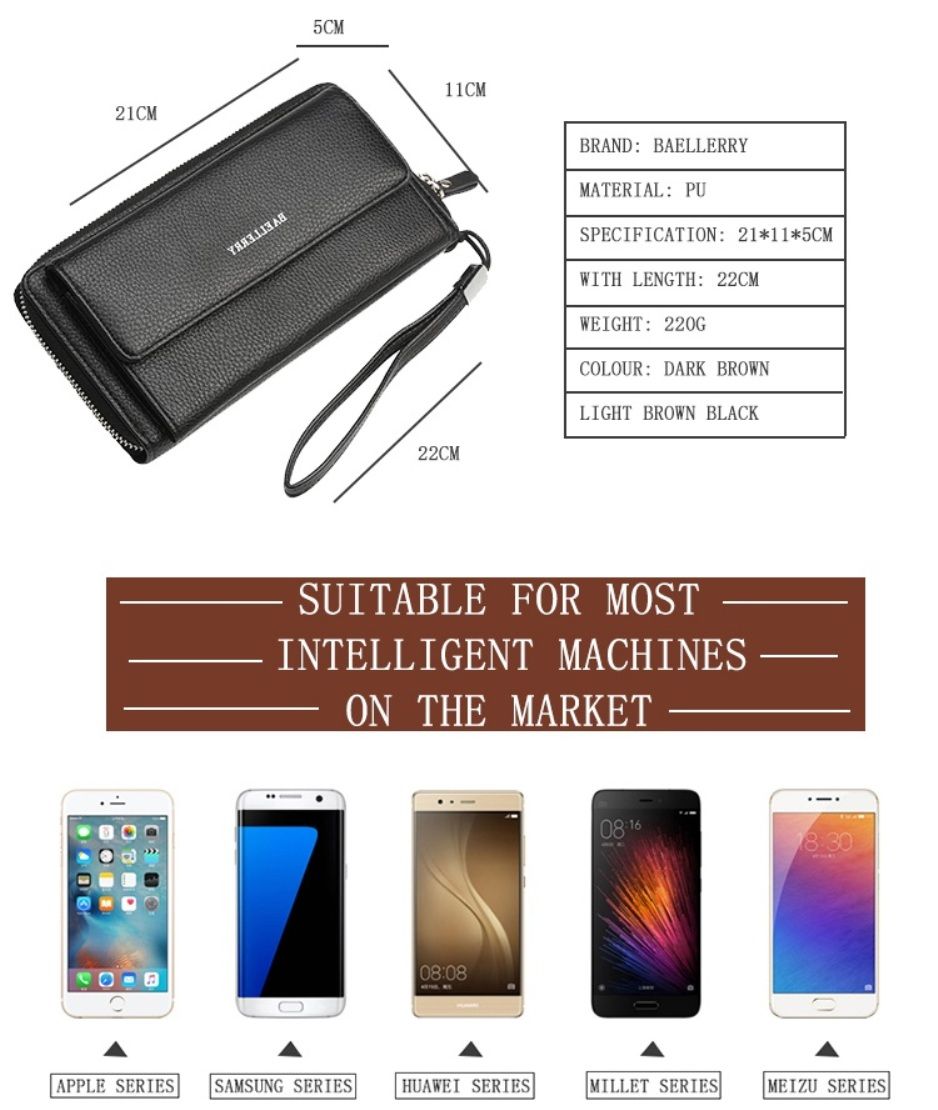 Wallet For Men,Wallet For Women ,PU Leather, Large Capacity