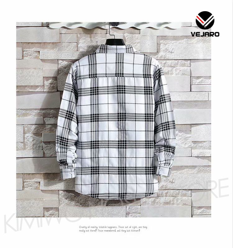LS02 Men's Shirts Quality Long Sleeve T-Shirt - White