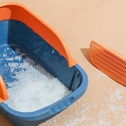 Pet Cat Litter Box Large Cat Toilet Clamshell Type Splash Proof Bedpan Fully Enclosed Cat Litter Box Pet Cat Cleaning Supplies