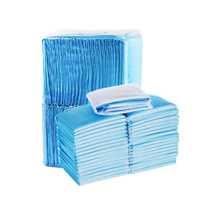 100pcs Premium Dog Training Pee Pads Ultra Absorbent Diaper Cage Mat Unscented Disposable Underpads For Puppy Large Dog Supplies-Blue