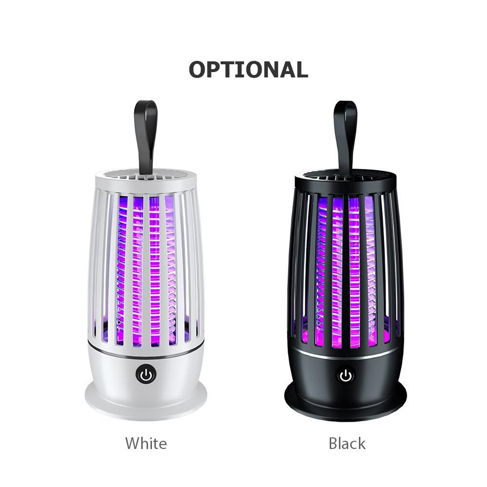 Mosquito-killing Lamp & Nigh Light 2-in-1 Intelligent Mosquito Control Lamp Rechargeable Mosquitoes Killer Household Electronic Mosquito Repellent for Kitchen Bathroom Deodorization Bedroom