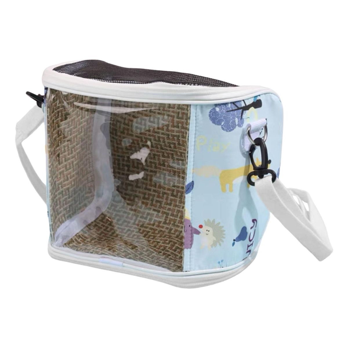 Portable Hamster Carrier Bag, Adjustable Shoulder Strap Handbag