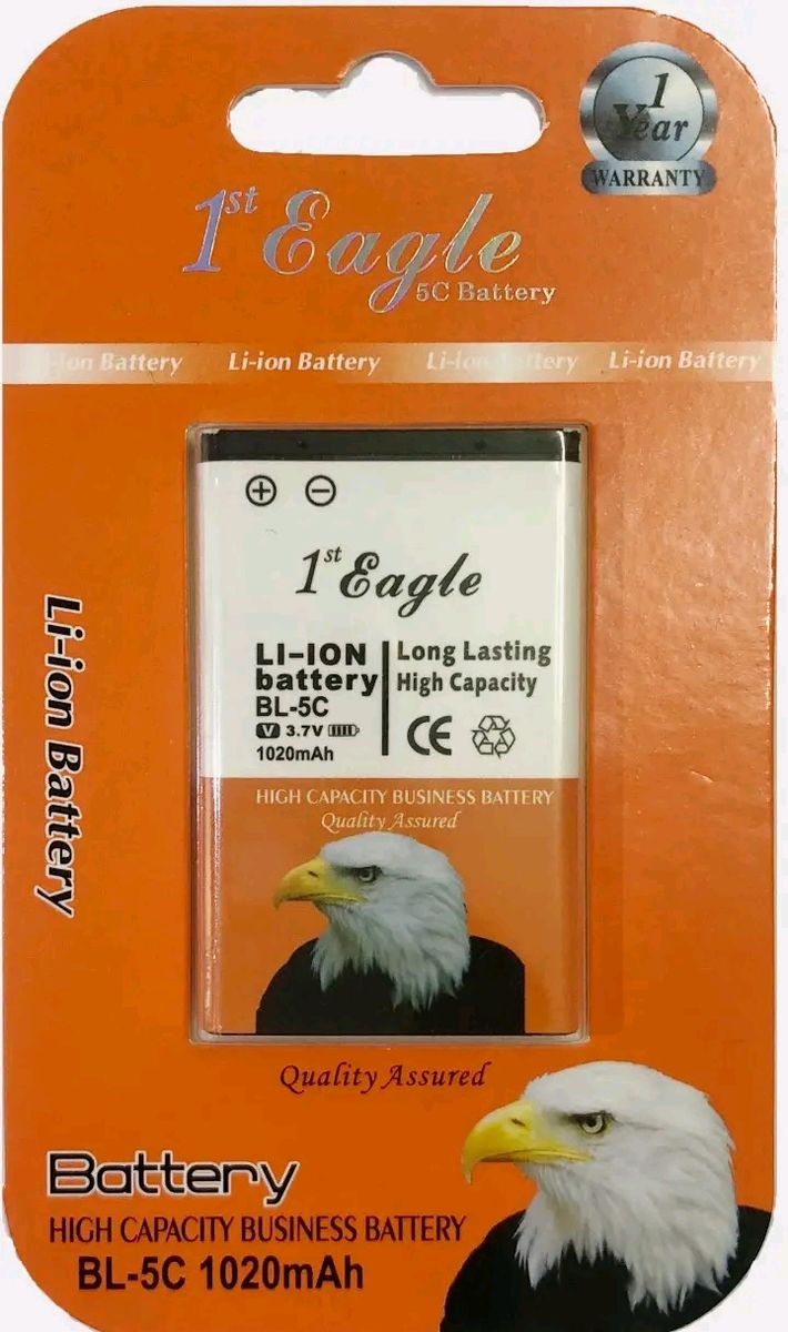1 St Eagle 1020mAh Lion Replacement Battery For Small Phones