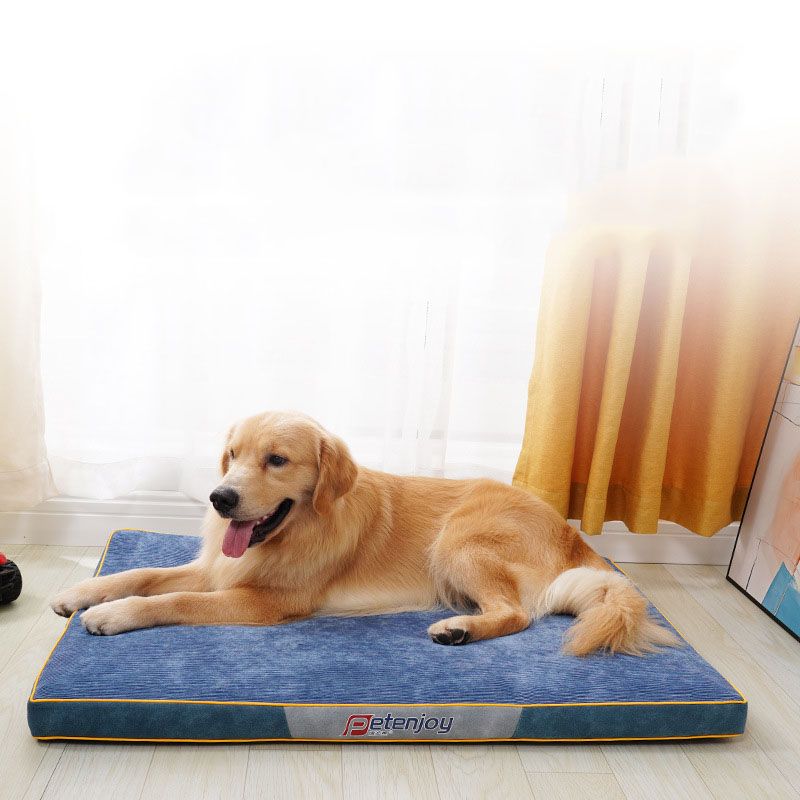 Large Dog Mat Cushion All Season Use Corduroy Material Pet Bed Cat Sleeping Bed Top Quality Winter Comfort Bed For Dog-2