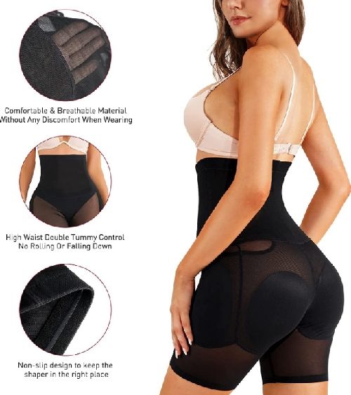 Women Butt Lifter Shape Wear Panty High Waist Padded Hip Enhancer Shaper Panty