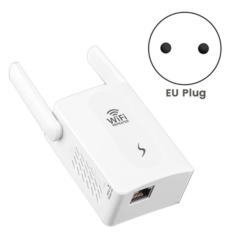 WiFi Extender Booster WiFi Signal Booster Single Band WiFi Range Extender Wireless Signal Booster & Repeater - EU Plug
